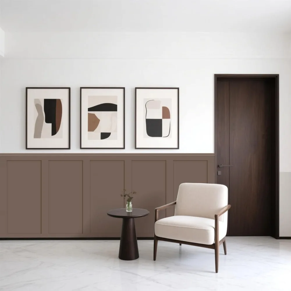 미리 제작된 보드 및 배튼 페인트 가능한 웨인스코팅 키트, 주방 침실 거실 홈 데코 커버용 MDF 액센트 월 패널