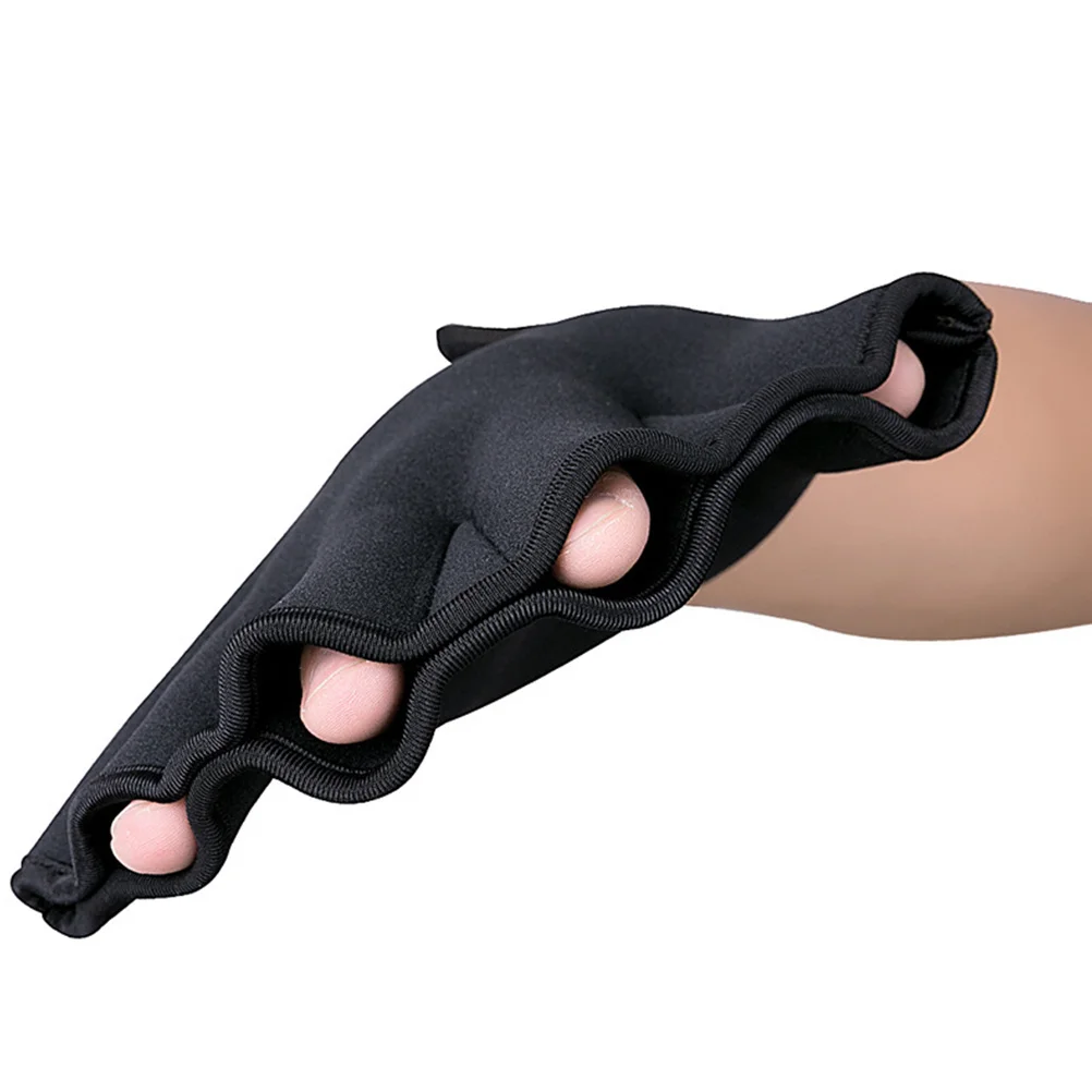 

1 Pair 2Mm Neoprene Swim Webbed Gloves For Water Resistance Training Premium Soft Aquatic Gloves With Adjustable Wrist Strap For