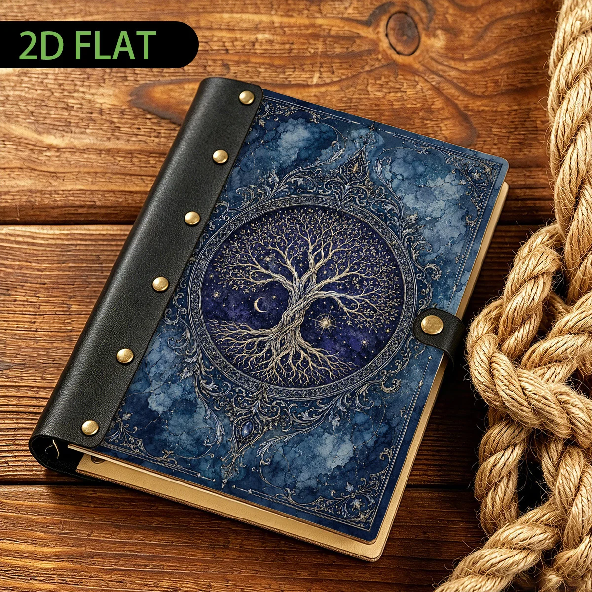 1PC Blue Celestial Tree Of Lif - Journal Leather Hardcover review and price