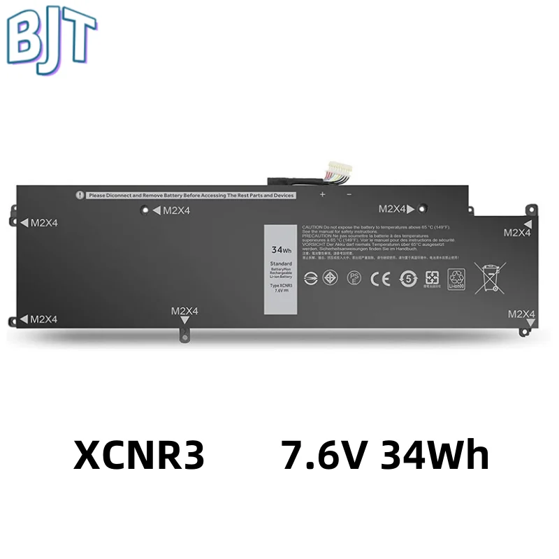 New 7.6V 34Wh Battery Laptop XCNR3 For Dell Latitude 13 7370 Ultrabook Series WY7CG N3KPR P63NY N3KPR Lithium