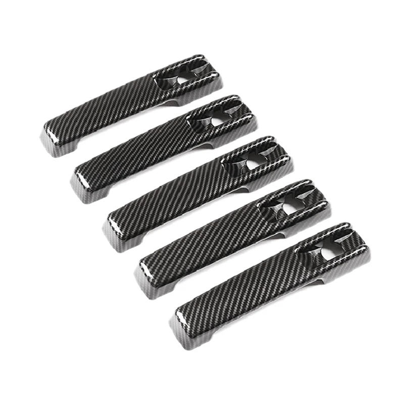 

40X Car Carbon Fiber Exterior Door Handle Trim Cover For Mercedes Benz G Class W463 W464 G65 G55 G63 G500 G550 2019-2020