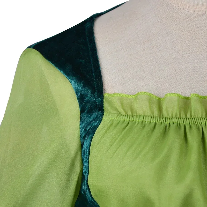 

CyHalloween Cosplay Fairy Green Dresses Clothing Female Adult Outfits Party Roleplay Costume Suits Outfit Halloween Carnival