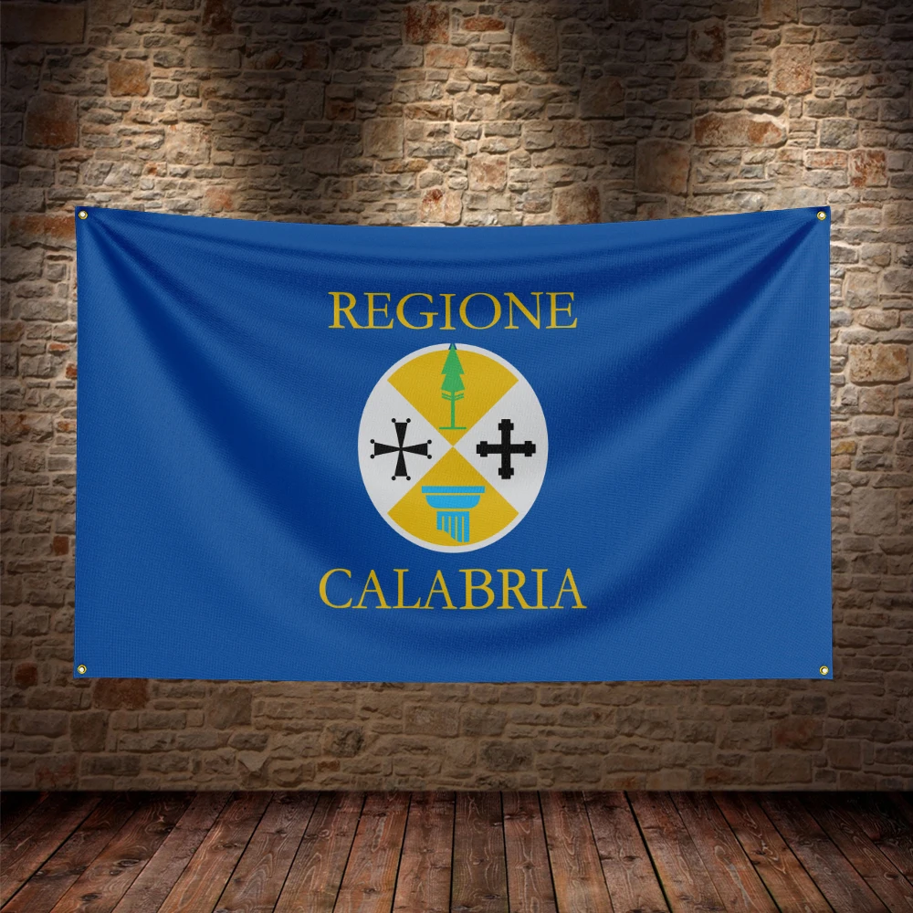 

Single sided printed Italian county flag of Calabria wall decoration