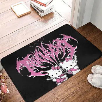 쿨 걸 욕실 미끄럼 방지 카펫, 헬로 키티 거실 매트, 입구 문짝 도어매트, 홈 데코 러그