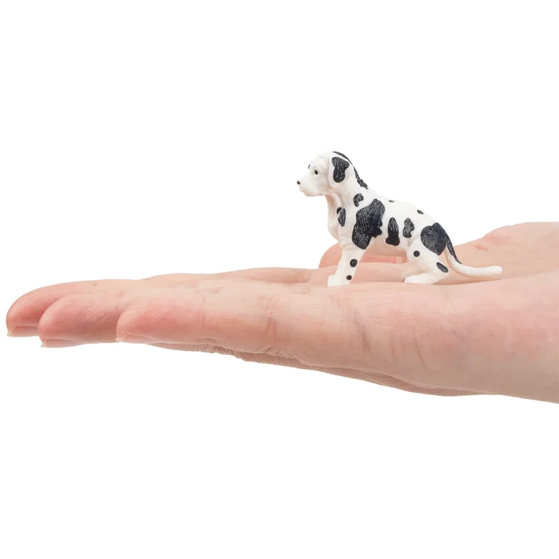 Simulatie Hond Huisdier Diermodel Speelgoed Mini Staande Dalmatische Puppy Figuren Poppen Actie Beeldjes Speelgoed voor Kinderen Set Gift