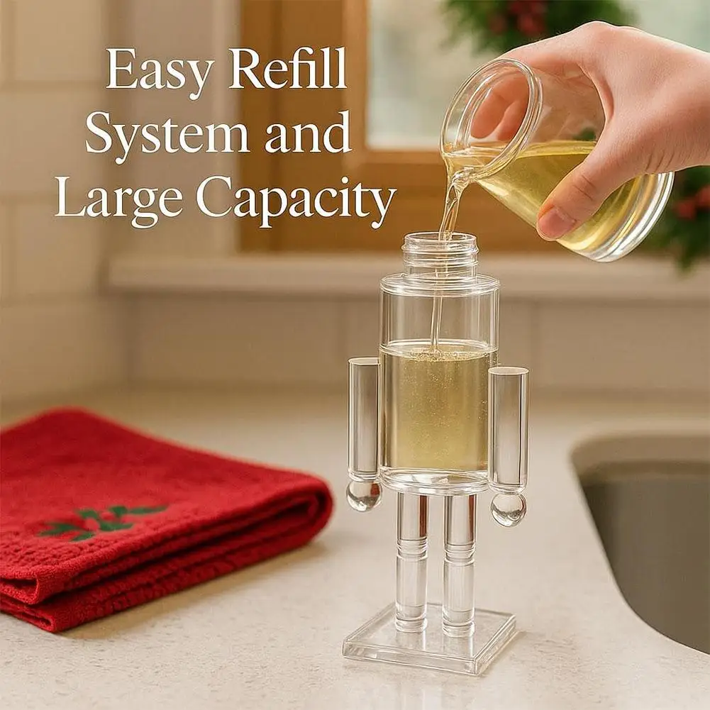 جديد كسارة البندق موزع الصابون البلاستيك كسارة البندق السائل موزع الصابون زينة عيد الميلاد 2026 ديكور الصابون Spenser #2