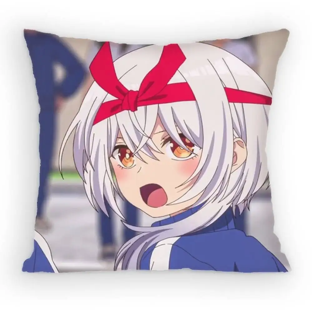 Tune in to The Midnight Heart Kirino Iko PillowCase Antidustmite Pillowcase Invisible zipper silky Sofa cushionCover for bedroom