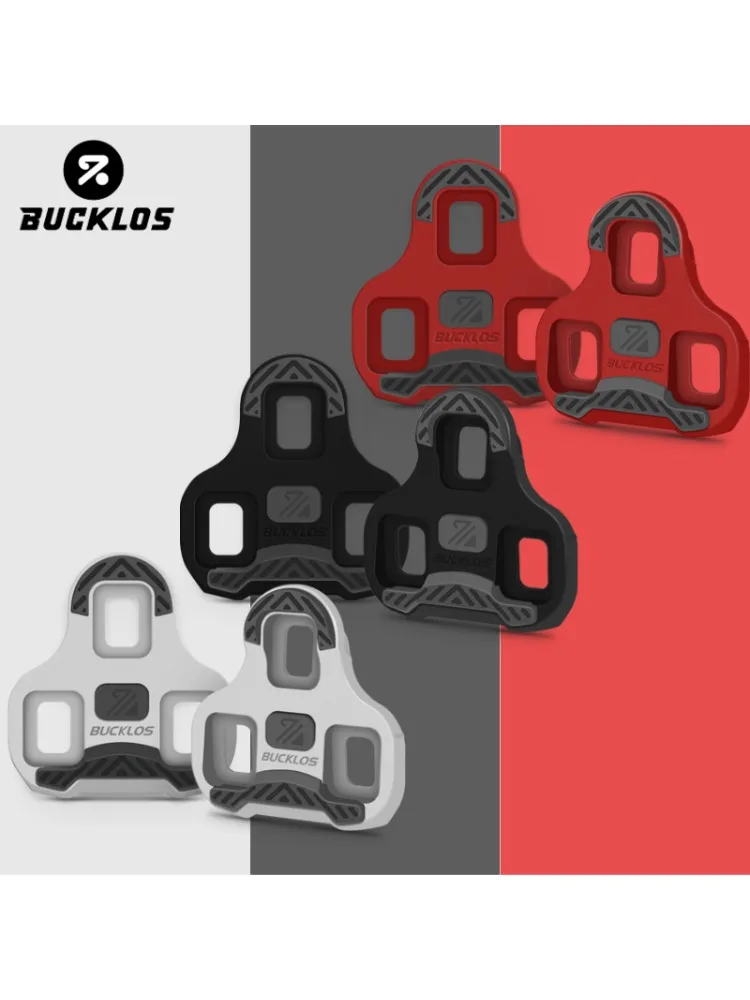 AliExpress BUCKLOS Bicycle Pedal Cleats for Look KEO System Road Bike 0/4.5/9° Self-locking Pedal Cleat Pads Wear-resistant Cycling Cleats