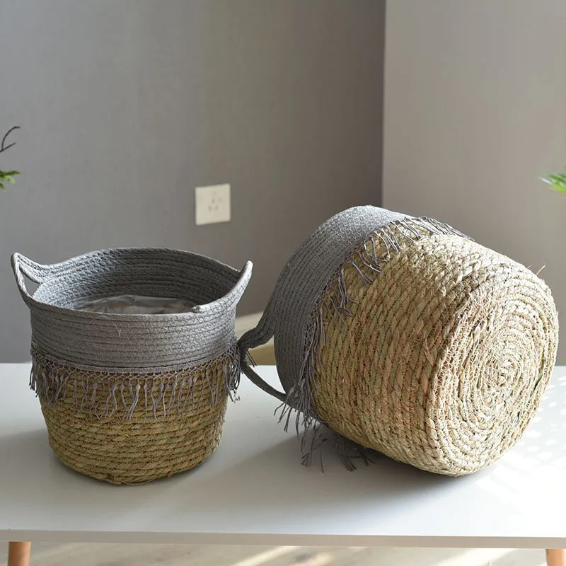 Storage Baskets Practical Northern Europe Weave Basket Drafting Organization Home Daily Eco Friendly Decorate Household