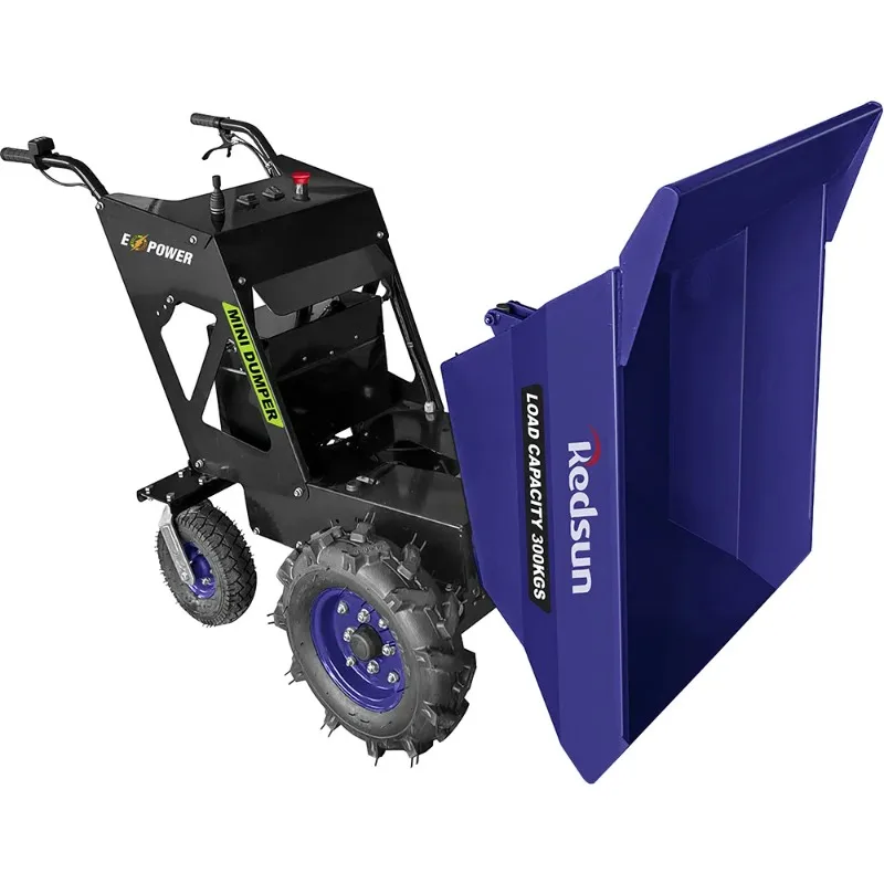 E-Power Mini Dumper 300kgs with Heavy Electric Wheelbarrow