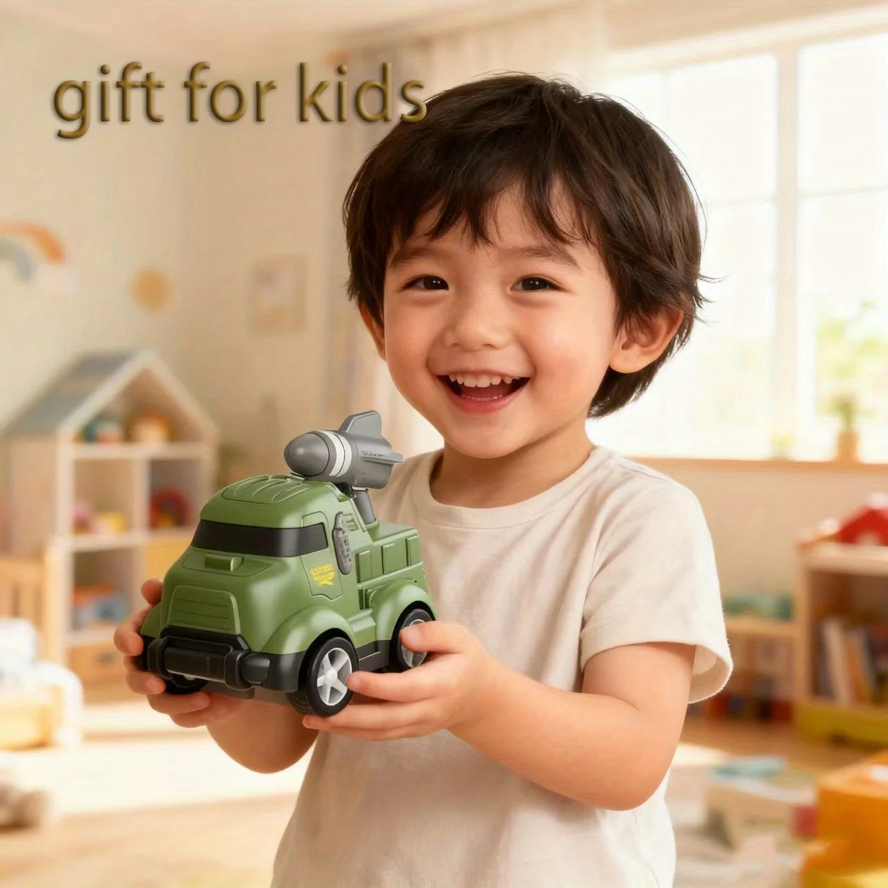 

2PCS Random Cartoon Inertia Military Car Toys, Blind Box Surprise, Realistic Model, Ideal Gift for Kids Birthday & Christmas