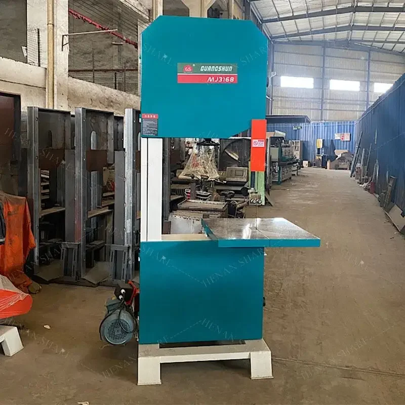 Automation Electric Wood Cutting Vertical Band Saw Machine Sliding Table Saw