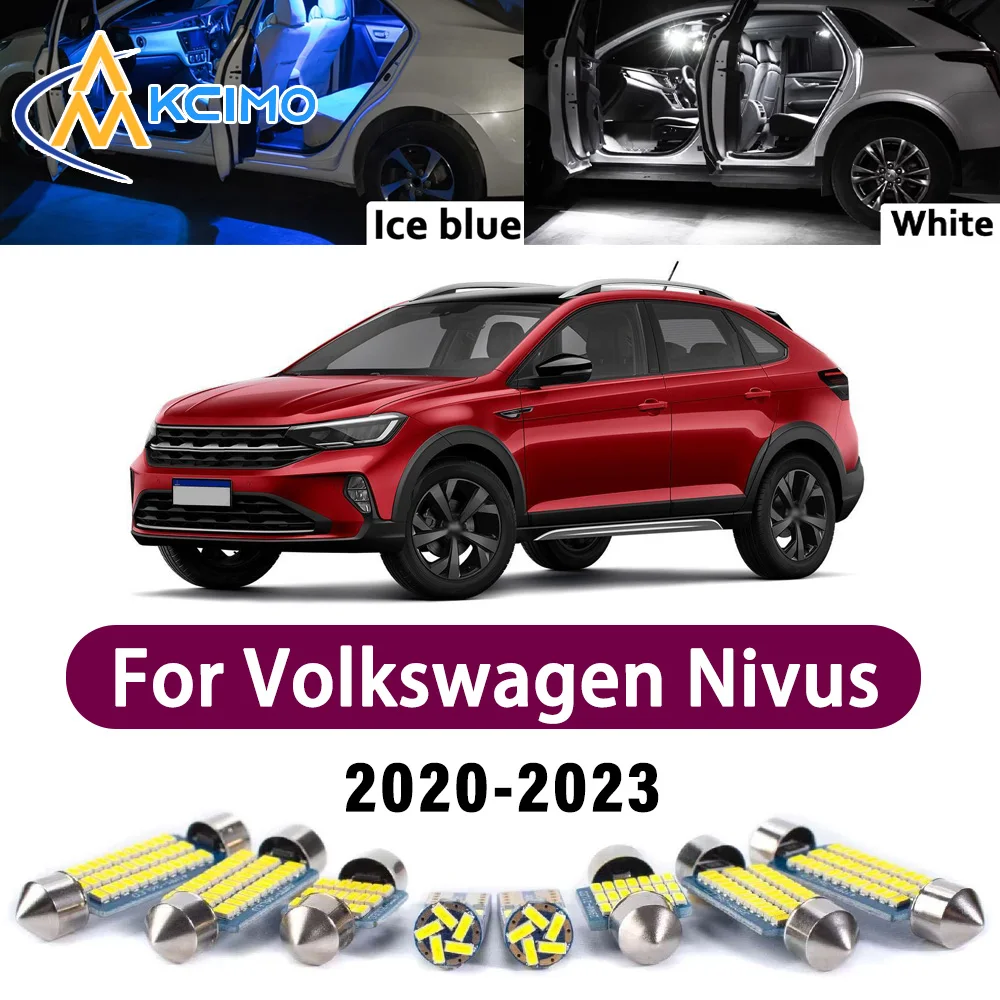 

Super Bright LED Interior Lamp Kit For Volkswagen Nivus 2020-2023 Error Free Canbus Door Map Trunk Reading Mirror Light Bulbs
