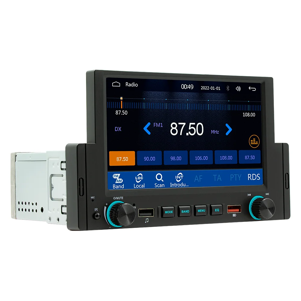 BQCC F170C 6.2 Inch Screen Car MP5 Player Wireless CarPlay Android Auto Universal Single Din Car Stereo Radio