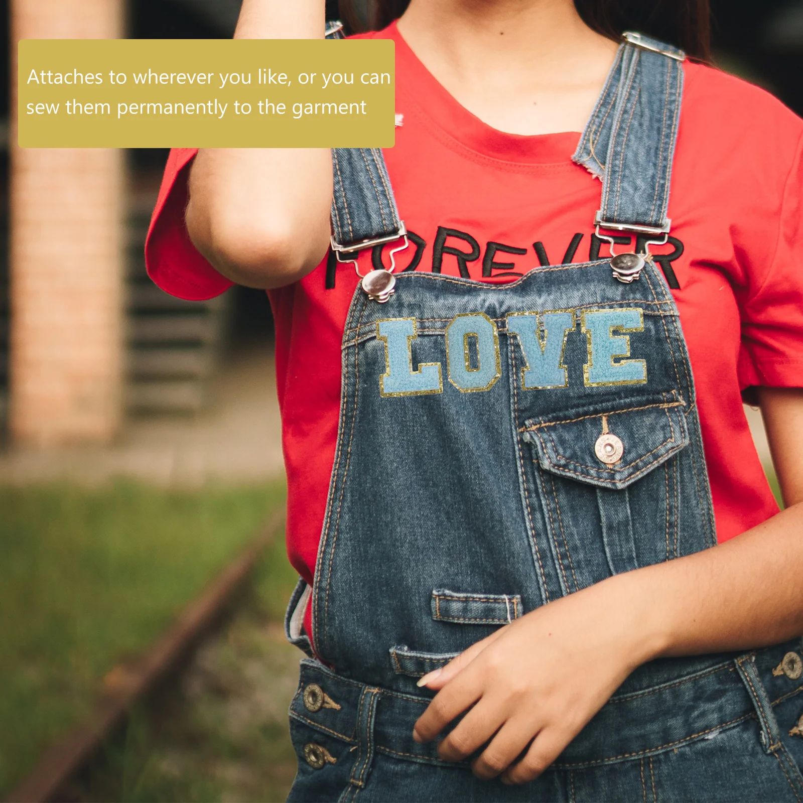 

26Pcs Embroidered Letter-Shaped Garment Sewing Patches Multi-Function Repair DIY Decoration Back Coat Bag Hat Shoes Socks