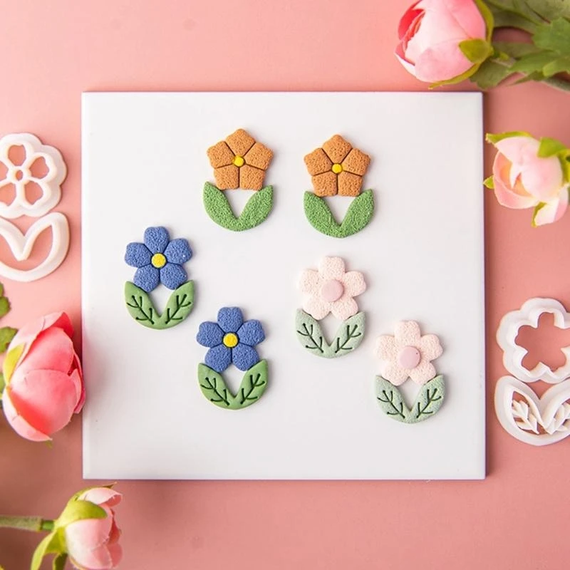 

Clay Earring Molds Clay Earring Cutter Tool for Earrings Jewelry Making