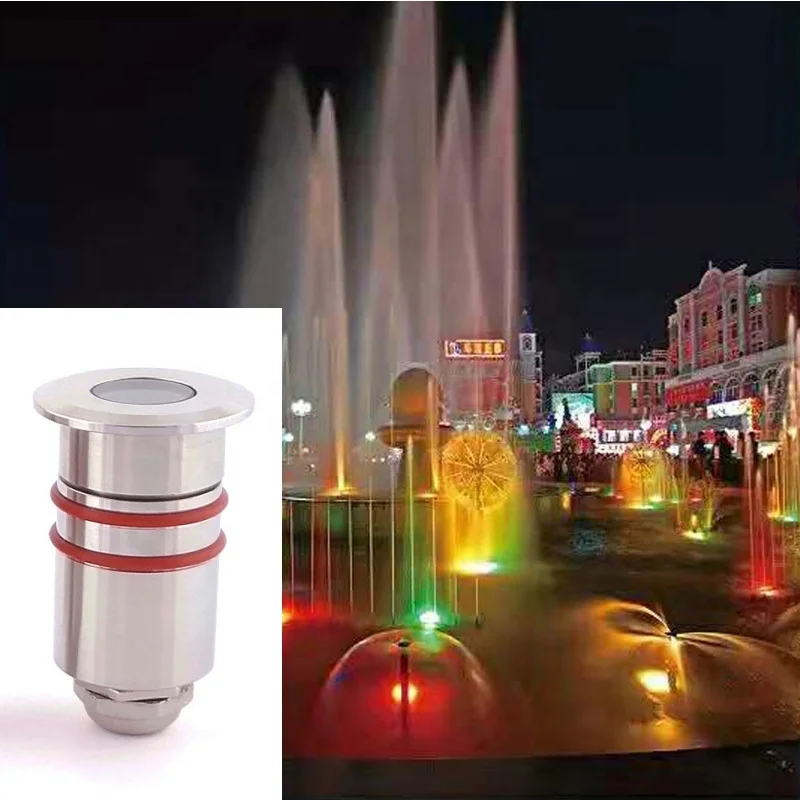 

fountain fittings ip68 small led fountains dmx underwater light