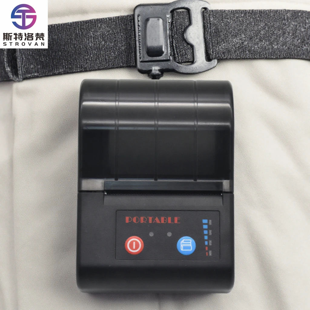 

2-дюймовый (58 мм) USB Bluetooth термопринтер для чеков и штрихкодов, миниатюрный портативный принтер для печати этикеток