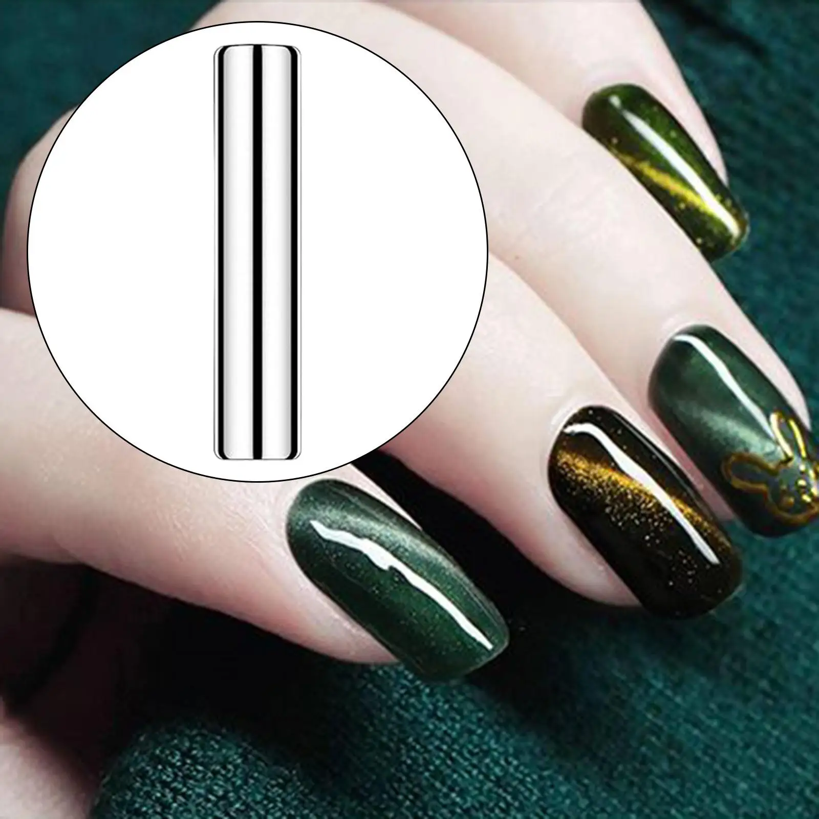 Nail Art Cat Eye Magneet Gereedschap Pen Metaal Magnetische Wand Nagelontwerp Nagelaccessoires voor Salon DIY Kitty Sticker Nagels