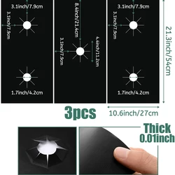 5-Hole Gas Stove Pad Protective Cover Anti-dirty Non-stick Pad Reusable Stovetop Scratch Protector Pads Kitchen Parts