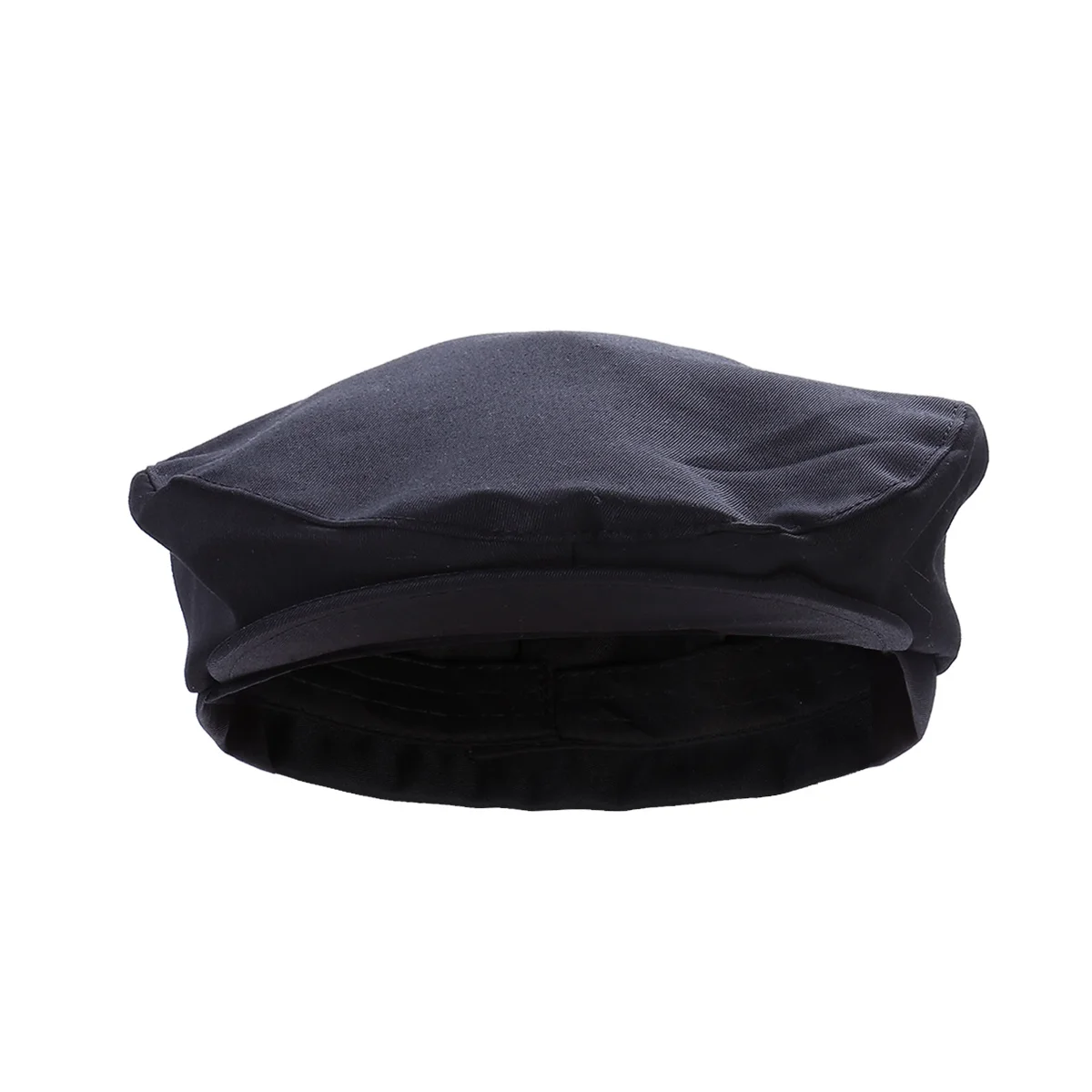 Cappello da cuoco Berretto da cameriere nero da cuoco Uniforme da cucina traspirante per ristorante Hotel Cafe Abbigliamento da lavoro da cucina scolastico