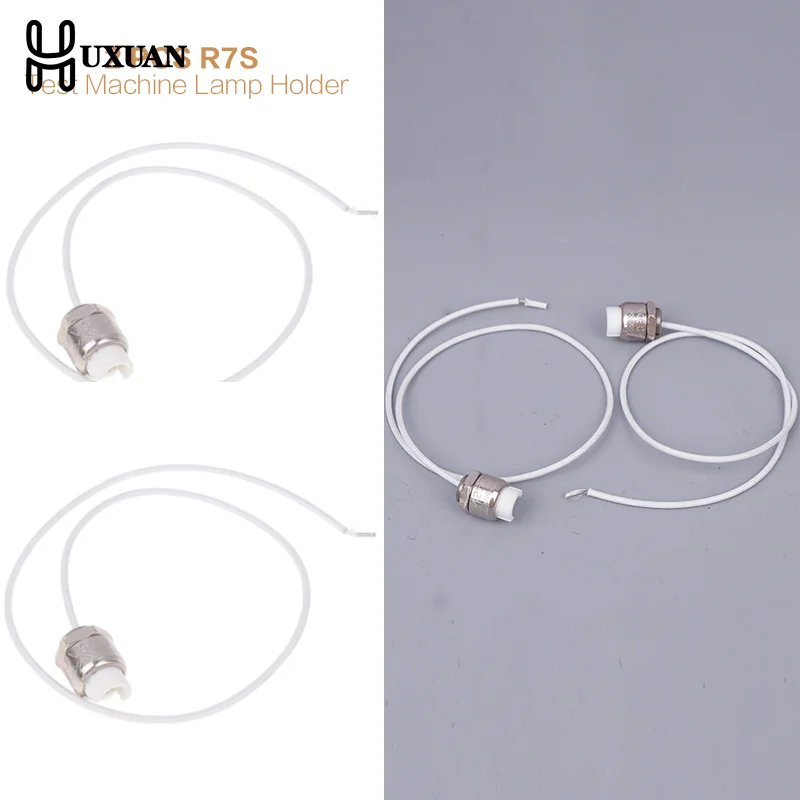 

2 PCS R7S Ceramic Lamp Holder Lamp Head Lamp Tube LED Lighting Lamp Tube Heating Tube Heating Tube Test Machine Lamp Holder