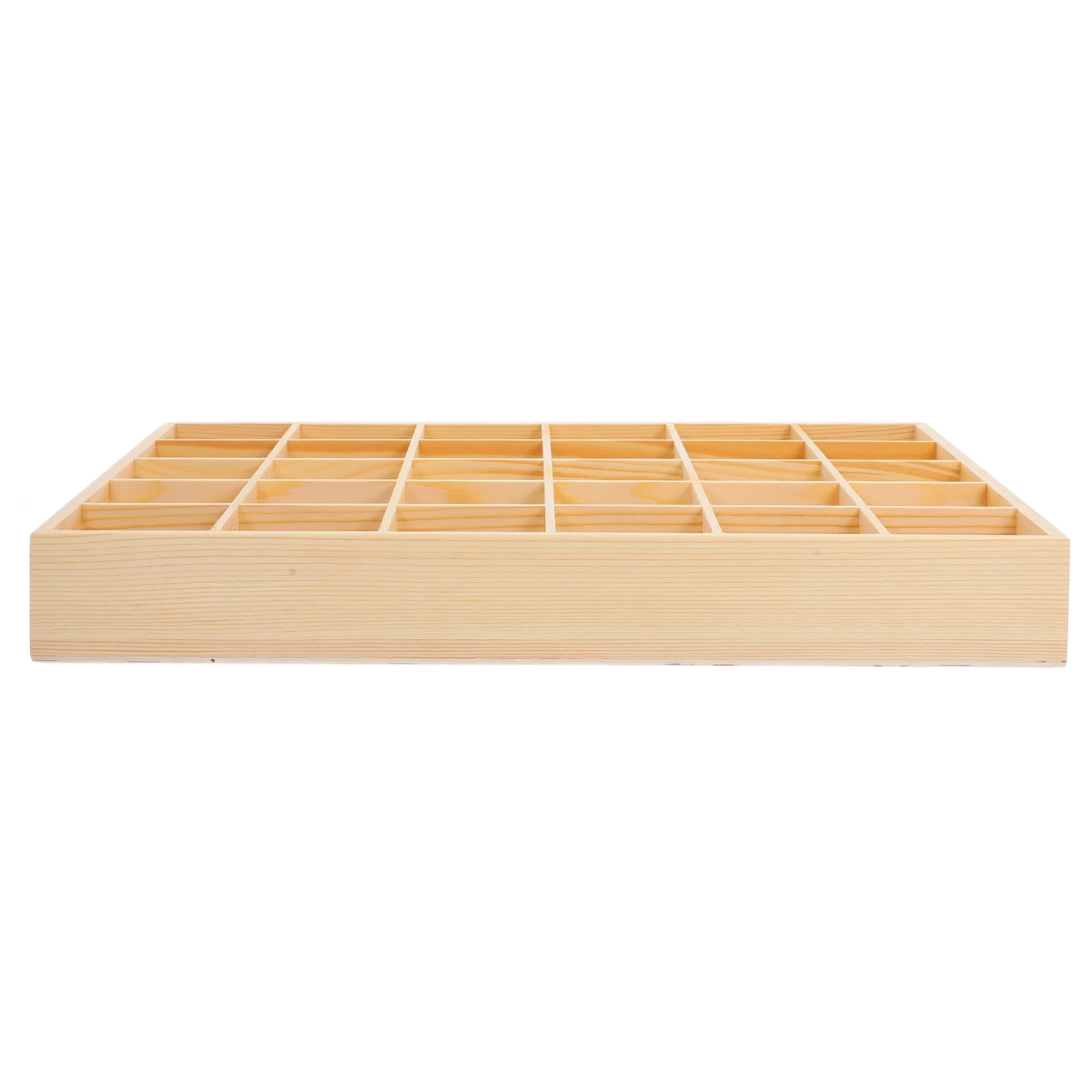 

Multi-grid Drawer Sock Box Organizer Wooden Box Wooden Storage Divider Box 30-compartment Organization Box O