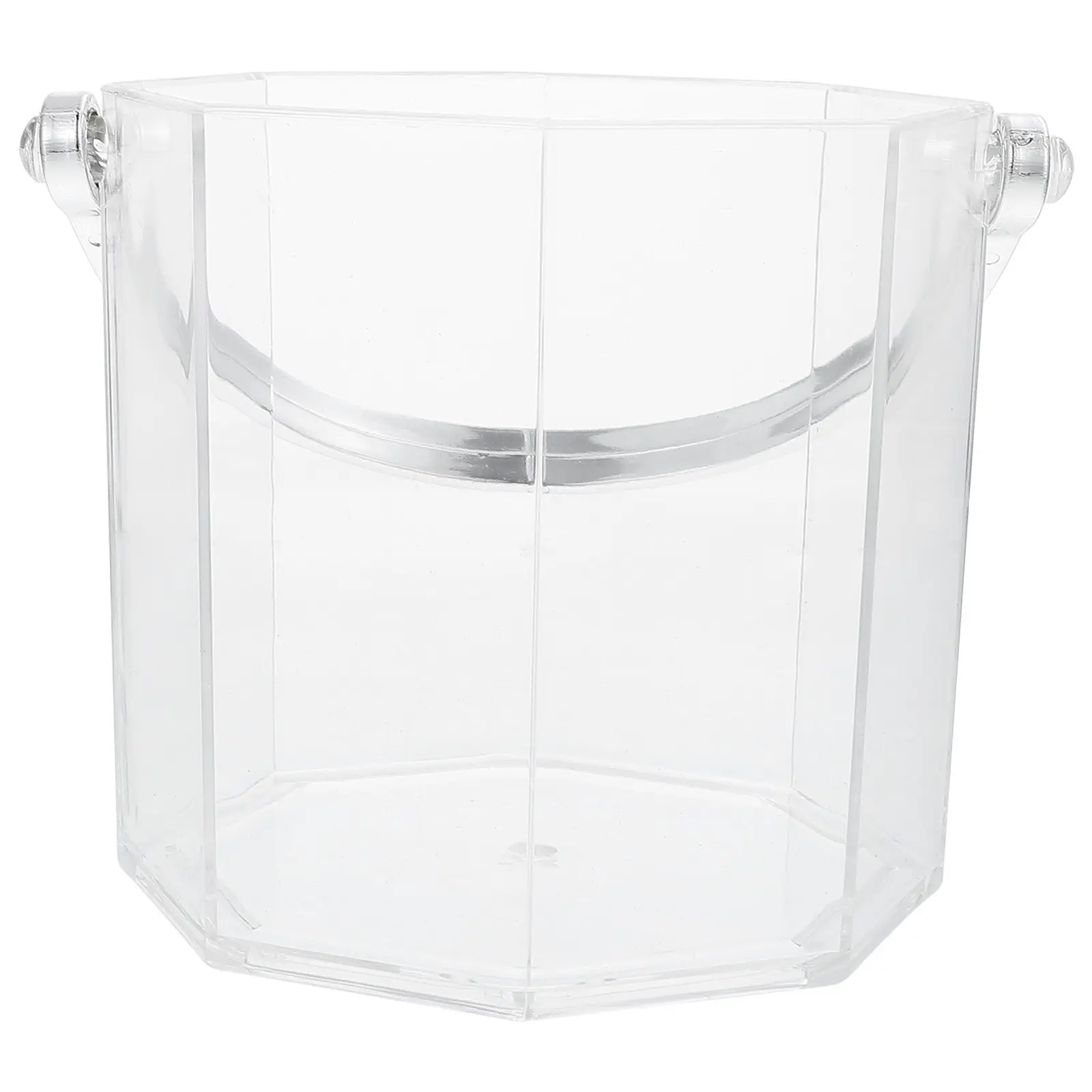 

1Pcs Juice Wine Bucket Lightweight Transparent Bucket Ice Storage Adjustable Red Wine Cocktails Bar Use