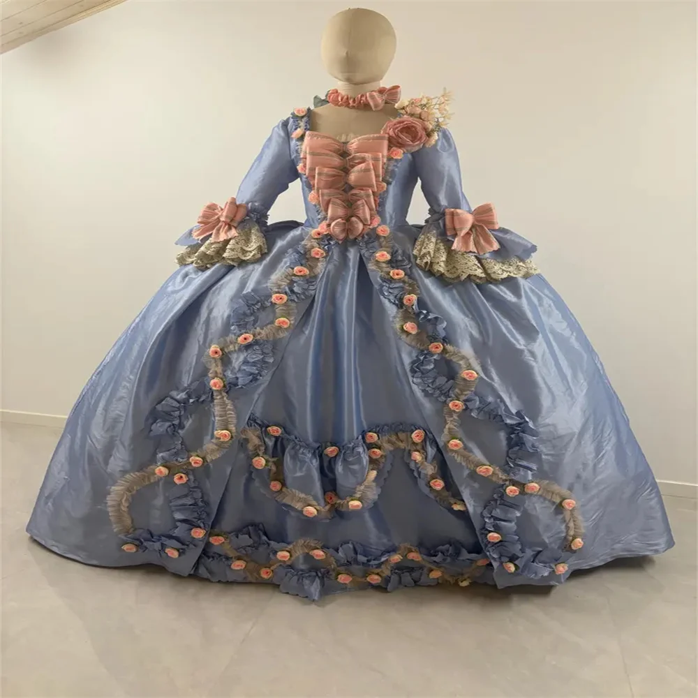 

Халат A La Francaise 18-го века, рококо, барокко, цветочное платье, королева Марии-Антуанетта, французское бальное платье грузинской герцогини