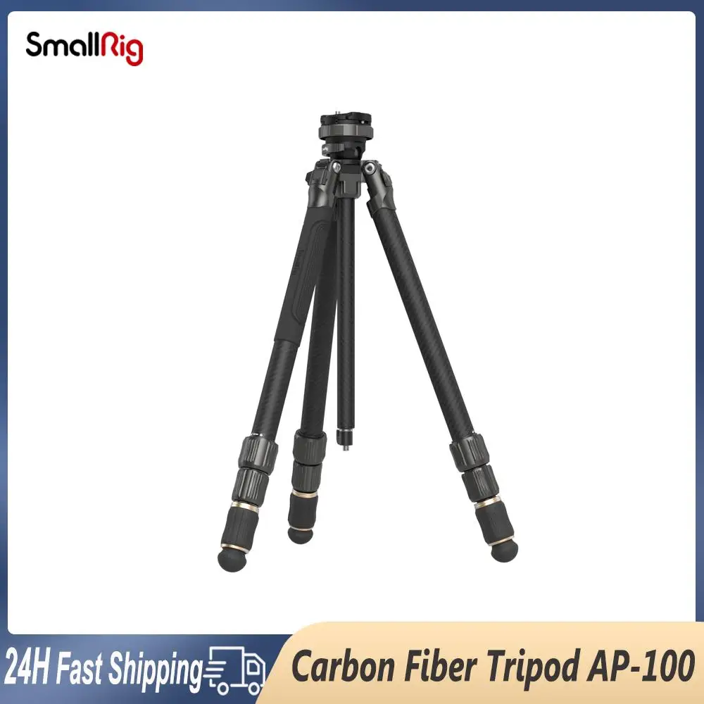 

Smallrig FreeRover Carbon Fiber Photo Tripod Kit AP-100 4353 Lightweight Travel Tripod for Canon Sony Nikon Camera Video