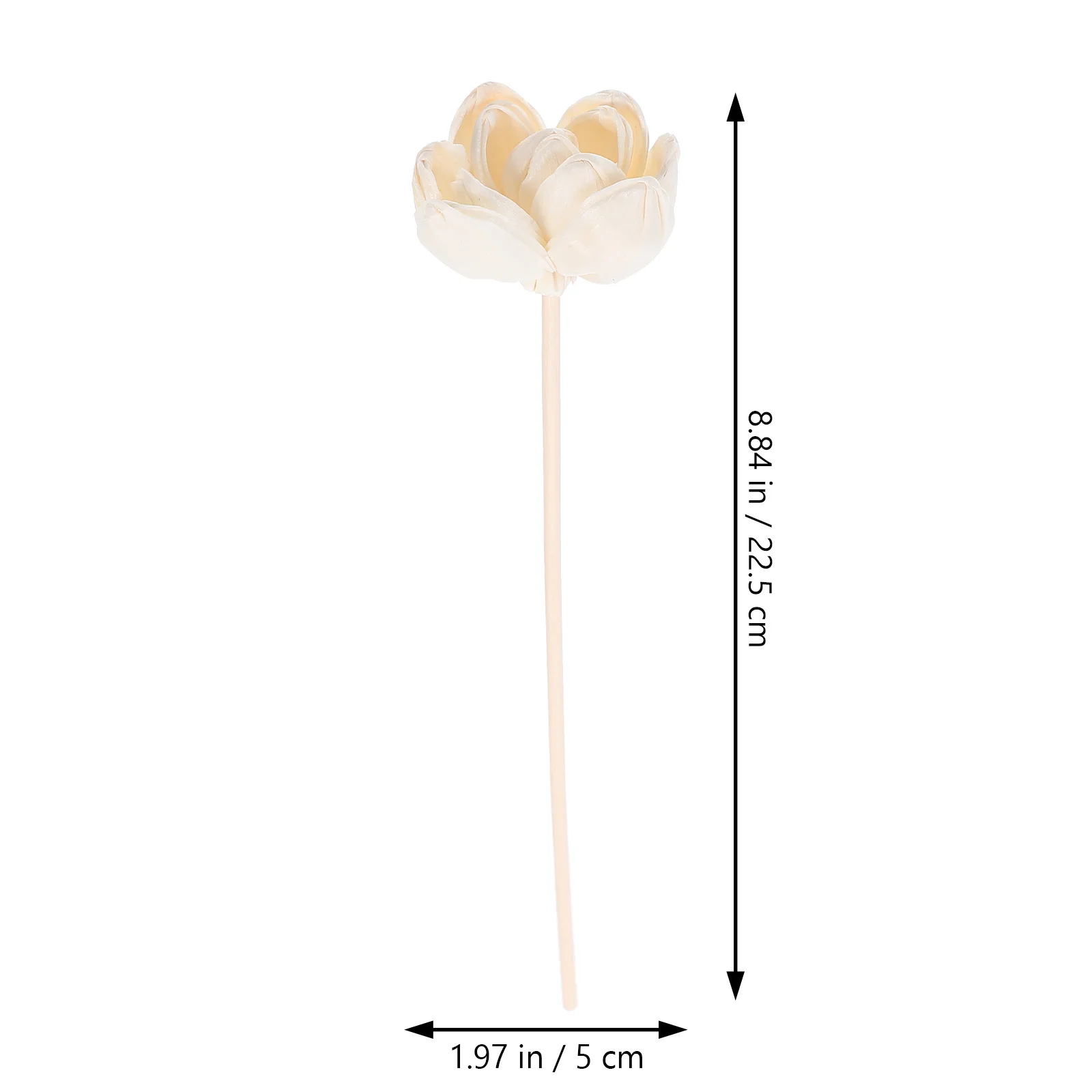 

4pcs Aromatherapy Flower Diffuser Cotton Diy Decorative Essential Oil Absorbing Air Freshener For Home Office Bathroom Desk Wall