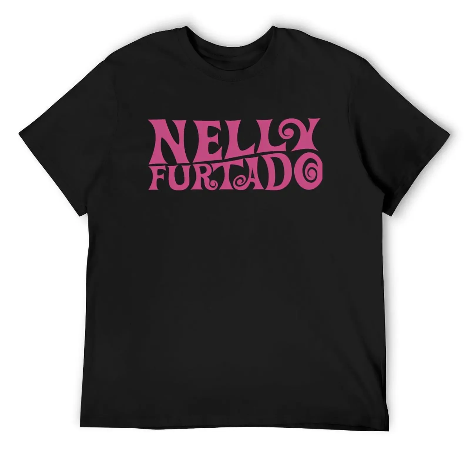 Nelly Furtado - Pink Logo - Whoa Nelly! Folklore Loose T-Shirt oversizeds vintage t shirts oversized graphic tee men clothings