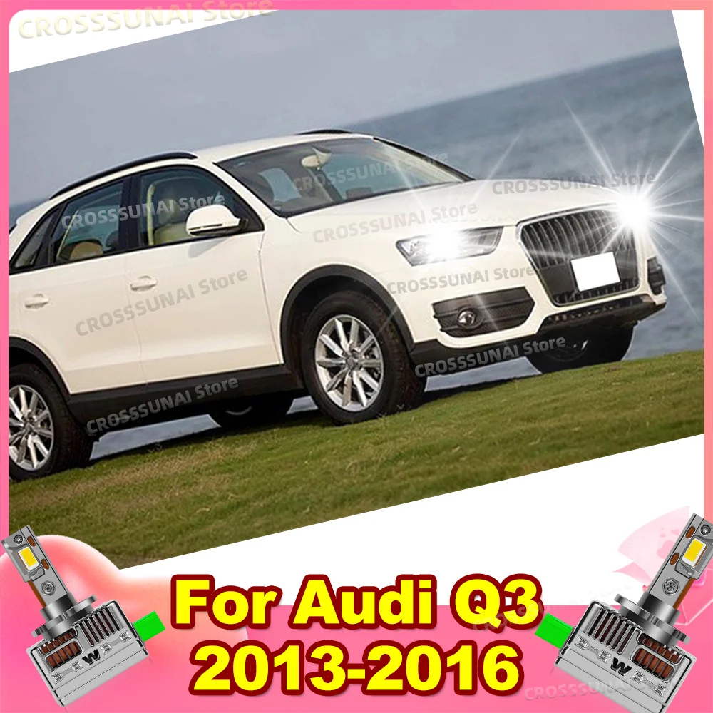 

Car Headlights Upgrade HID Bulbs 50000LM Turbo Lamp Canbus For Audi Q3 2013 2014 2015 2016