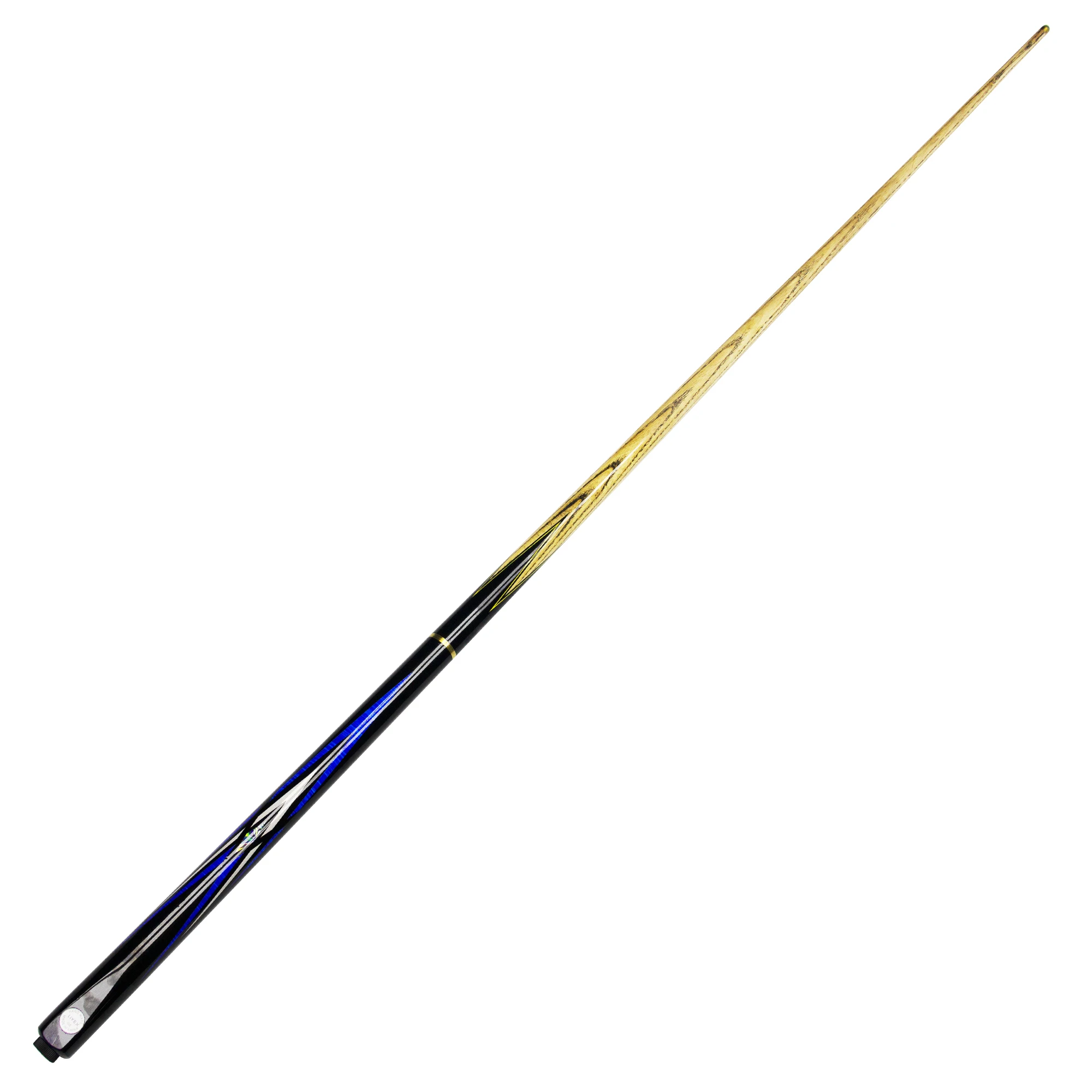 Cue Stick Pool 10mm Ash Wood Snooker Cue, 3/4 Split Brass Joint for Chinese 8-Ball/9-Ball, taco de billar