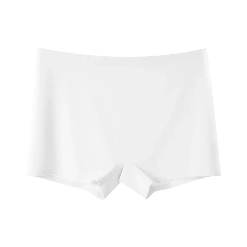 Pantaloncini con gonna di sicurezza da donna Pantaloncini elasticizzati in seta Icesilk senza cuciture che modellano la biancheria intima