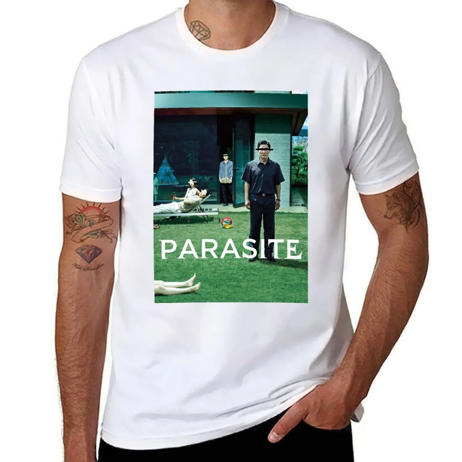 

Футболка Parasite by Bong Joon-Ho (2019), мужская повседневная футболка с аниме, футболка