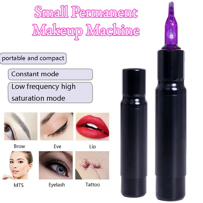 Portable Small Multifunctional Permanent Makeup Machine Home Low Frequency Lightweight Durable Compact Permanent Makeup Machines
