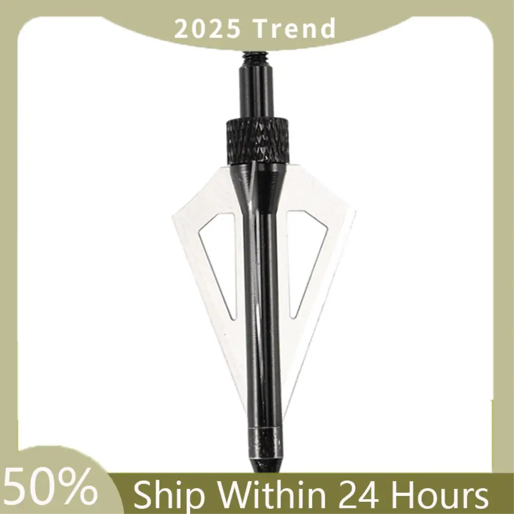 

A35F New 18 Pcs Metal Hunting Archery Broadheads 100 Grain 3 Blades Blades Arrowheads Compatible With Crossbow And Compound Bow