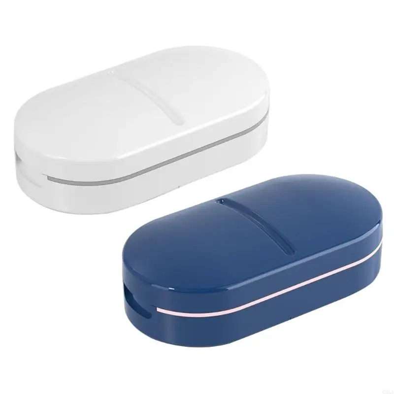 

Q0KA Pills Dispenser Pills Cutter Box Pills Splitter Cutting Box