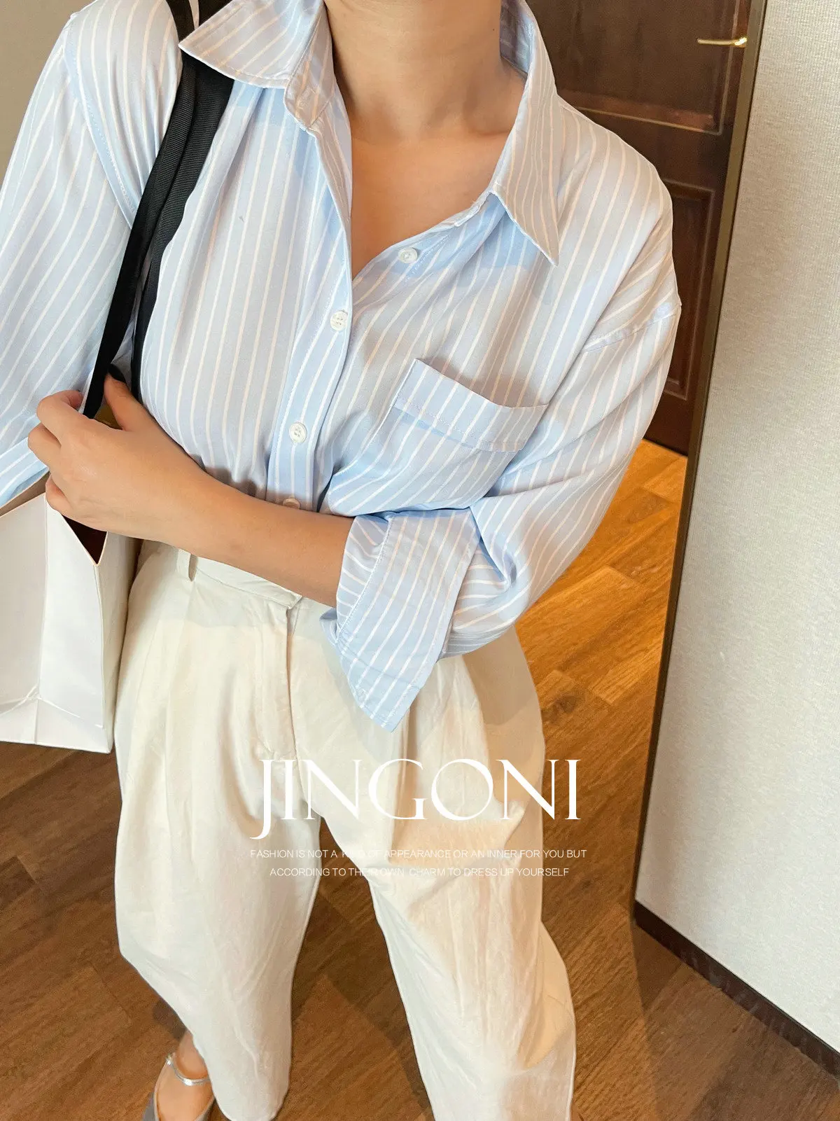 Striped Shirts Blouse Top Y2K Women Clothing 2024 Woman Autumn Trend Long Sleeve Korean Fashion Style Vintage Elegant Oversize