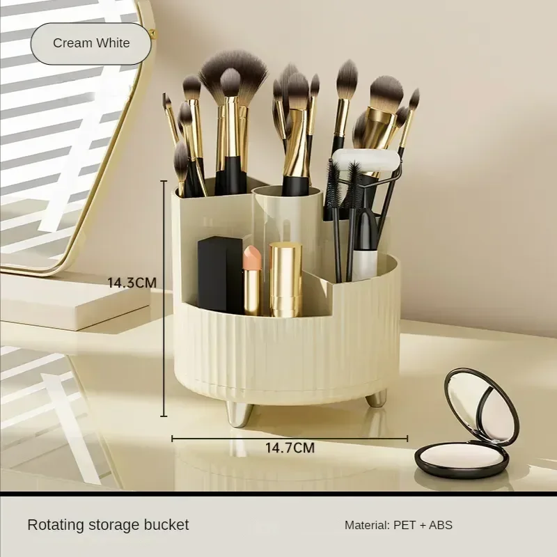 

Container Organizer Vanity Organiser Brush Lipsticks Luxury Rotating Holder Make Storag Cosmetic Box Up 360° Makeup