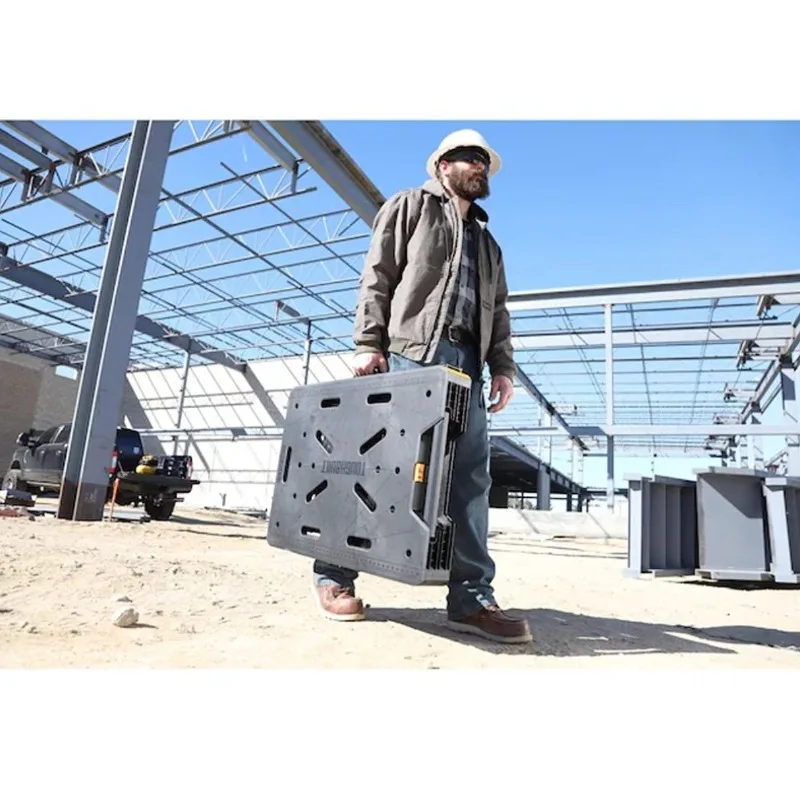 One Click Fast Folding Workbench Woodworking Multifunctional Cutting Workbench TB-WB700 Metric/imperial Scale Values