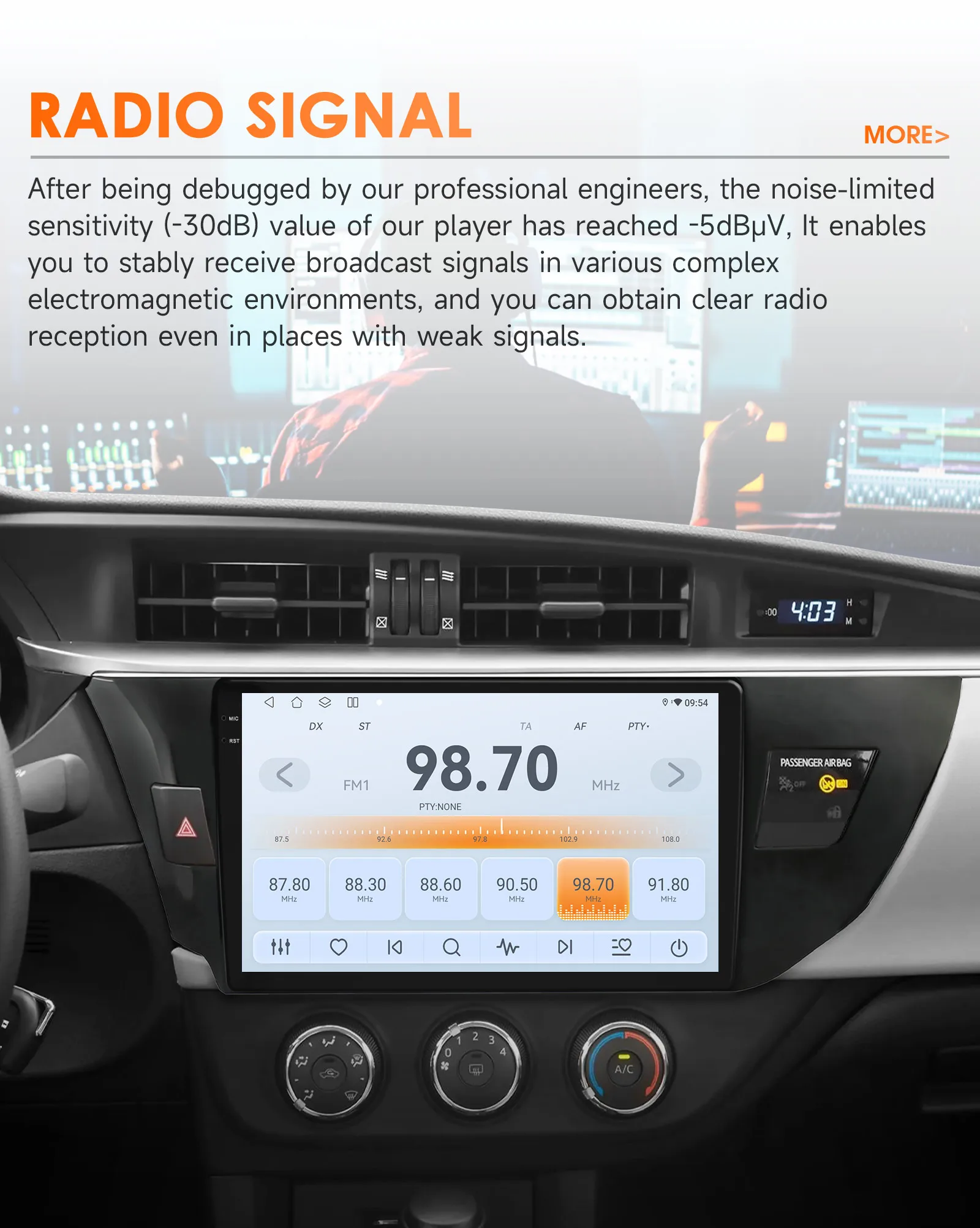 Hizpo 10,1 "Android Auto Auto Elektronische Geräte Für Toyota Corolla Ralink 2014-2016 RadioGPS Navigation Drahtlose Carplay DSP BT – Detail 21