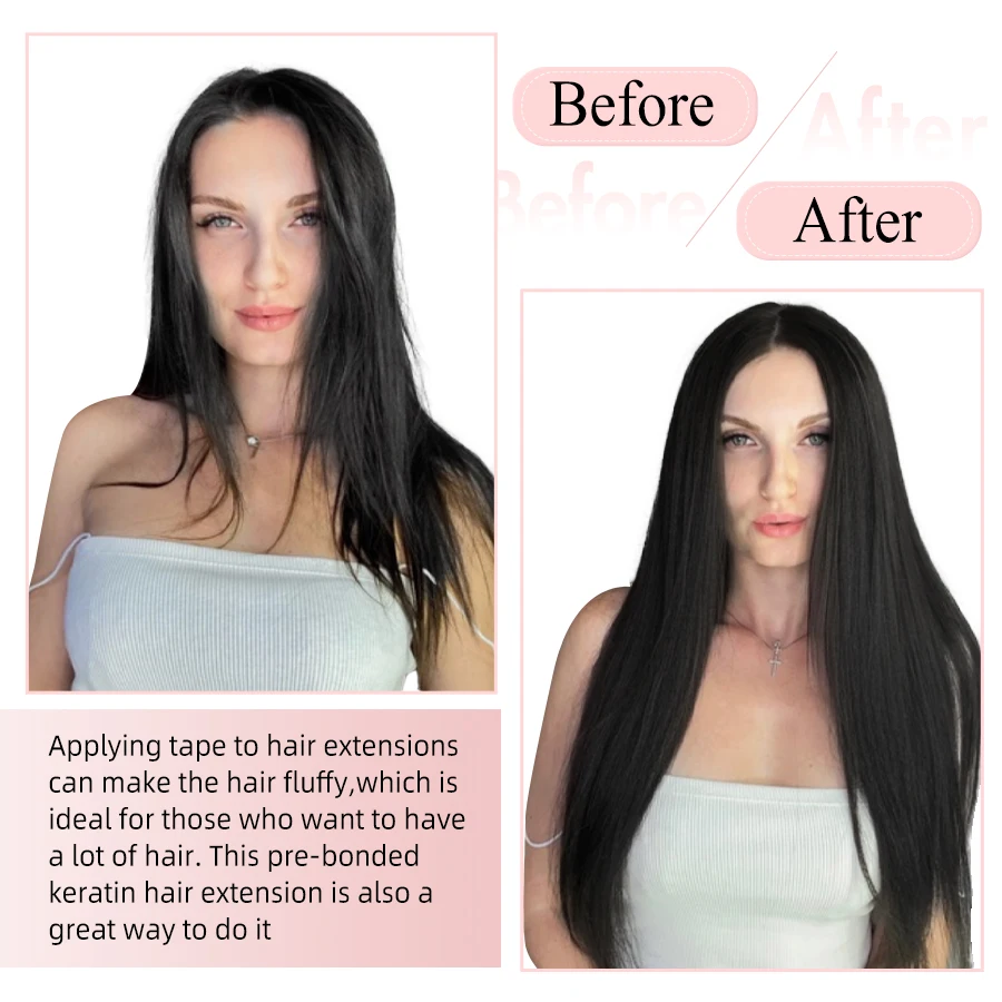 Vlasy 16pcs Mini Tape In 100% Human Hair Extensions Strap Seamless Invisible Straight Strap Real Human Hair for Women 12''-24''