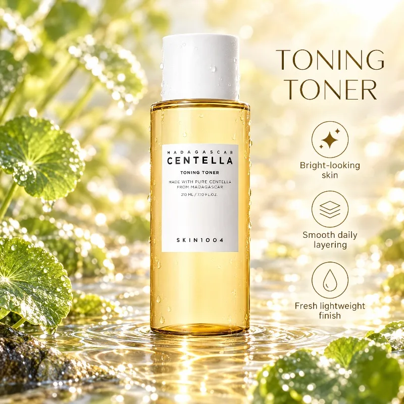 Korean Centella Series Toner,Poremizing Clear,Hyaluronic Acid Brightening,Tea-Trica Purifying,Probio-Cica Essence Toner 210ml