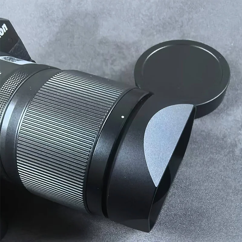 غطاء عدسة مربع من الألومنيوم لنيكون NIKKOR Z35mm F/1.4 Z50mm F1.8S مع غطاء معدني