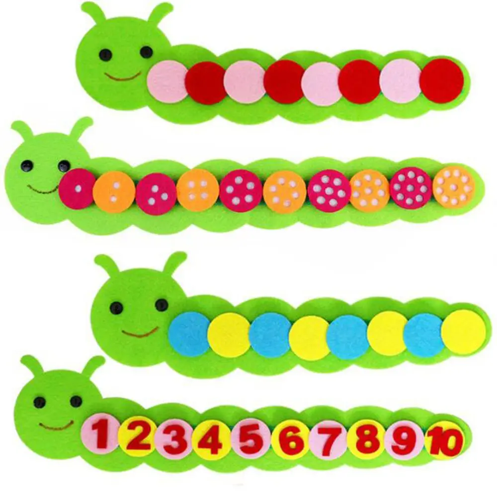 Caterpillar Montessori Toys Children\'s Hand-made Educational Math Toys Kindergarten Teaching Aids Kids Early Learning Toys