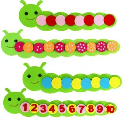 Caterpillar Montessori Toys Children's Hand-made Educational Math Toys Kindergarten Teaching Aids Kids Early Learning Toys