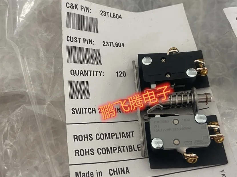 1PCS  23TL604 American original imported control panel two-in-one micro switch 15A125V with shell stroke button