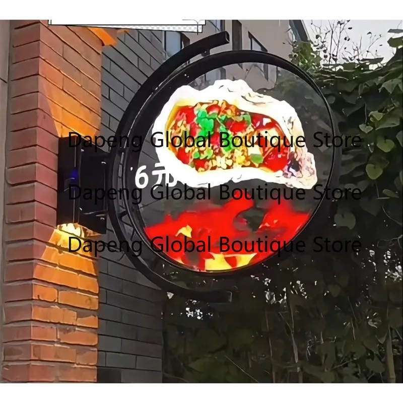 Double Sided LED Advertising Display Fan 3D Visual Holographic Image Dynamic Billboard Equipment